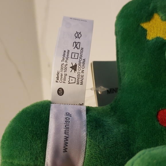 𝅺NWT Vintage MinisoLife Christmas Tree Plush Stuffed tree 12"h x 12"w - Picture 8 of 11